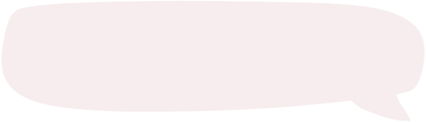 Light Pink Speech Bubble